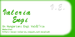 valeria engi business card